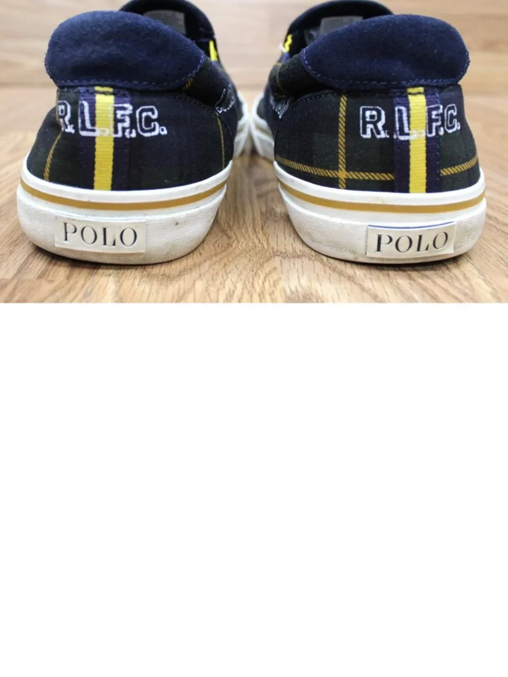 POLO RALPH LAUREN MENS THOMPSON III SLIP ON BOAT SHOES Sz 14